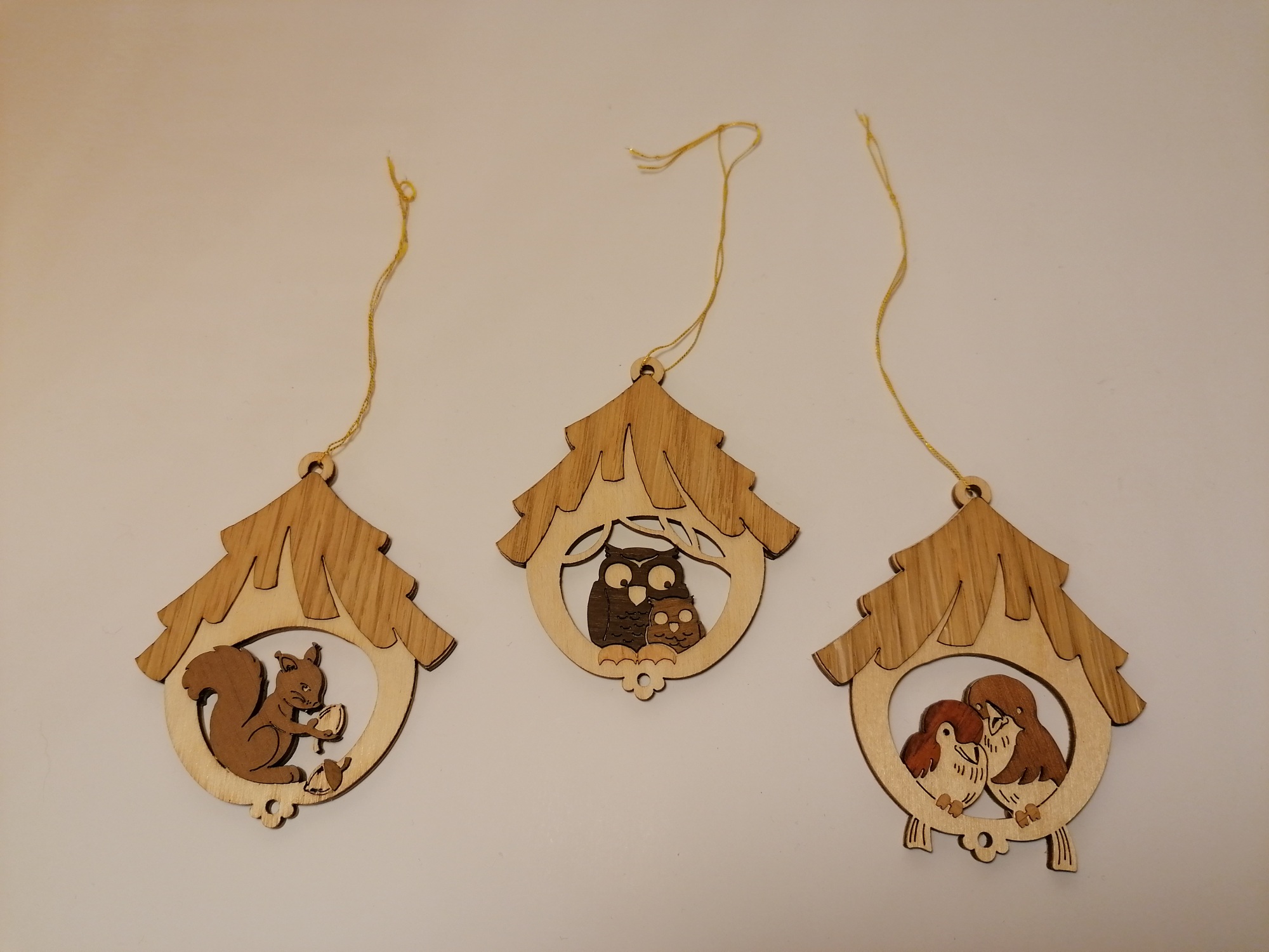 Vogelhaus 3-er Set