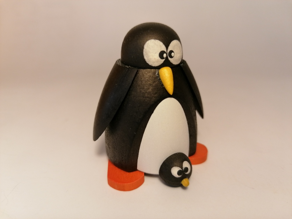 Pinguin mit Baby