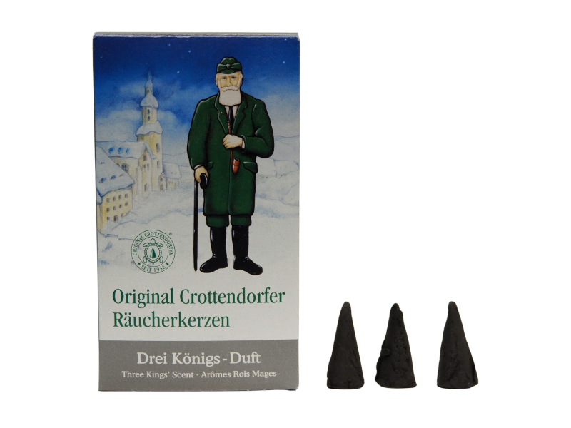 Drei Königs-Duft - Original Crottendorfer Räucherkerzen