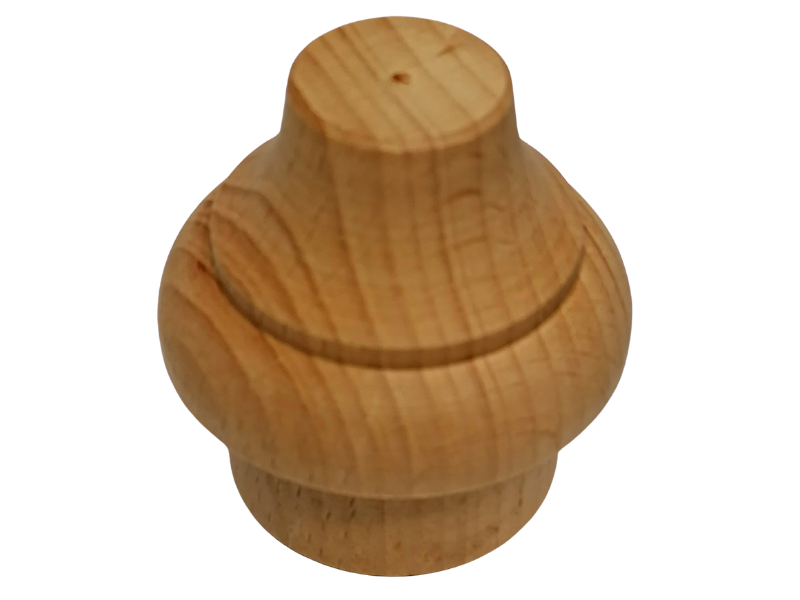 Holztülle 62 mm x 58 mm, für E14 Plasteschäfte