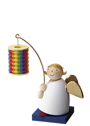 Schutzengel mit Faltenlampion