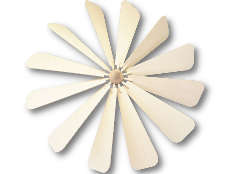 Flügelrad 70 cm Durchmesser, steckbare Flügel