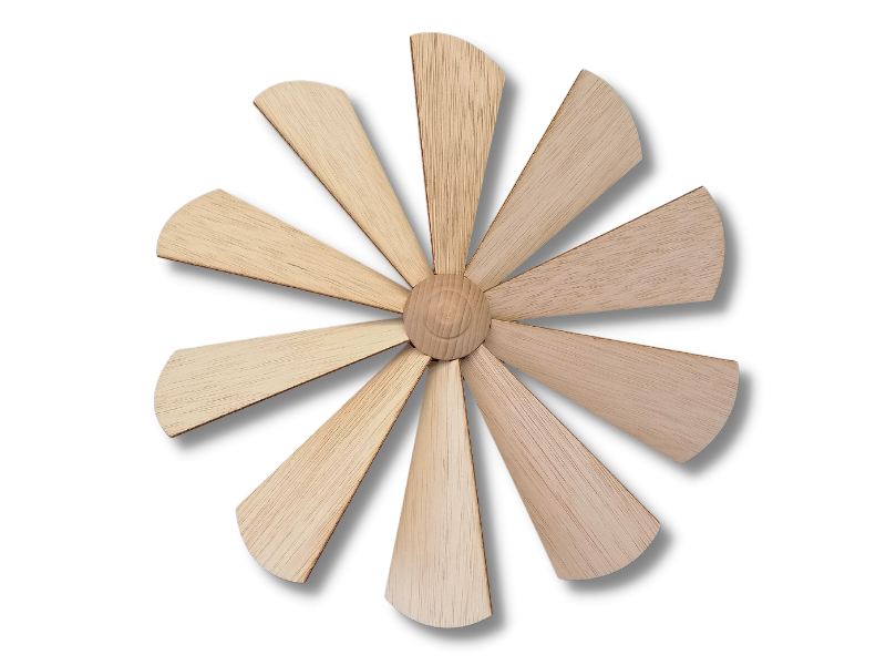 Flügelrad 30 cm Durchmesser, steckbare Flügel