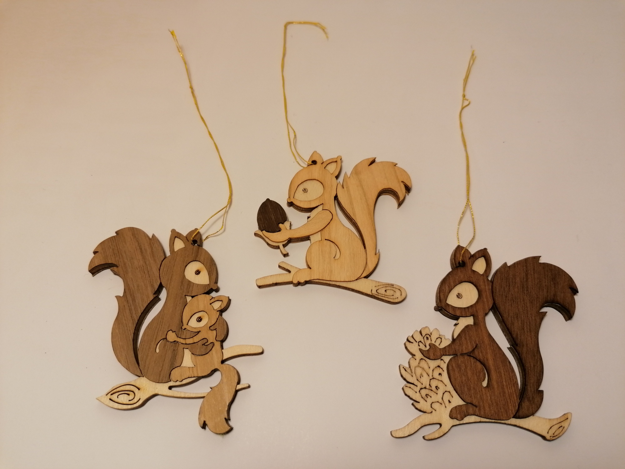 Eichhörnchen 3-er Set