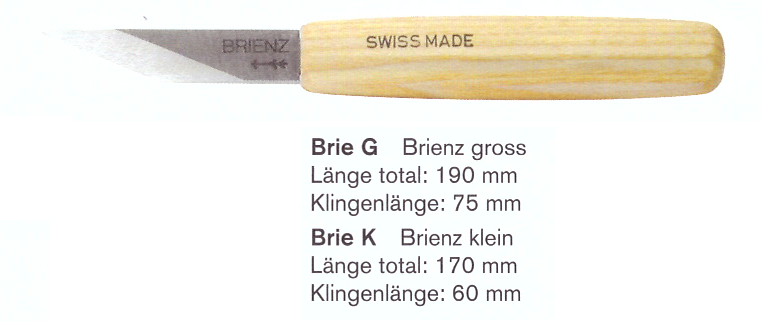 Schnitzlerklinge Brienz, Detailmesser