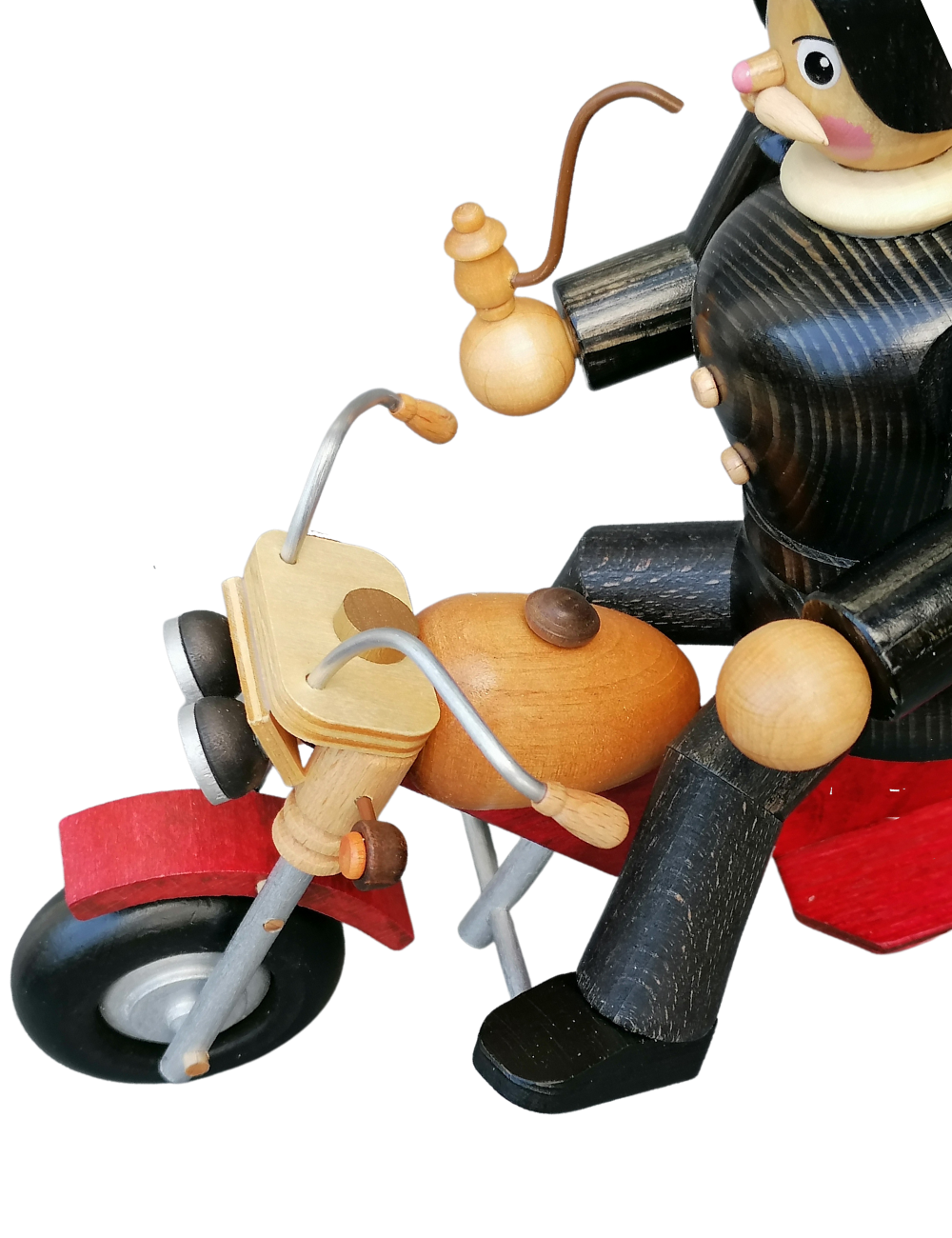 Räuchermann auf Trike Räuchermann auf Trike