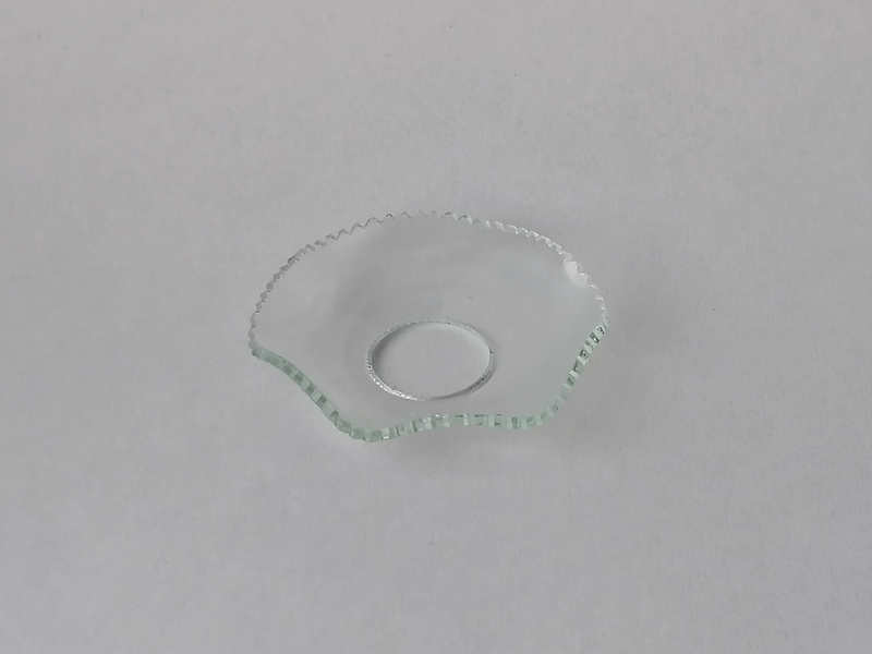 Tropfenfänger Glas 506 gezackt