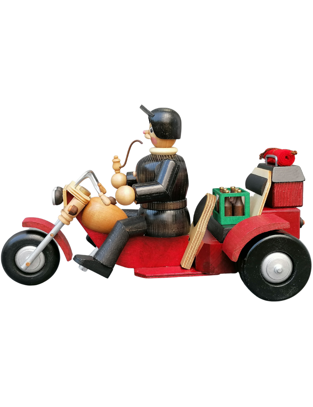 Räuchermann auf Trike Räuchermann auf Trike
