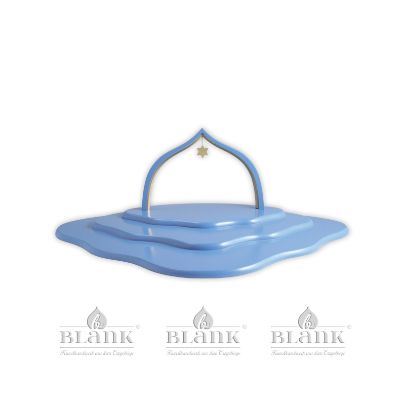 Wolke mit 3 Etagen und Bogen, farbig