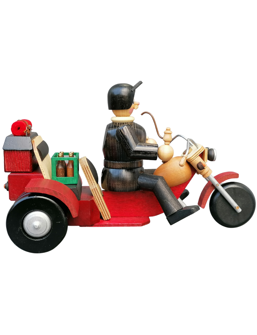 Räuchermann auf Trike Räuchermann auf Trike