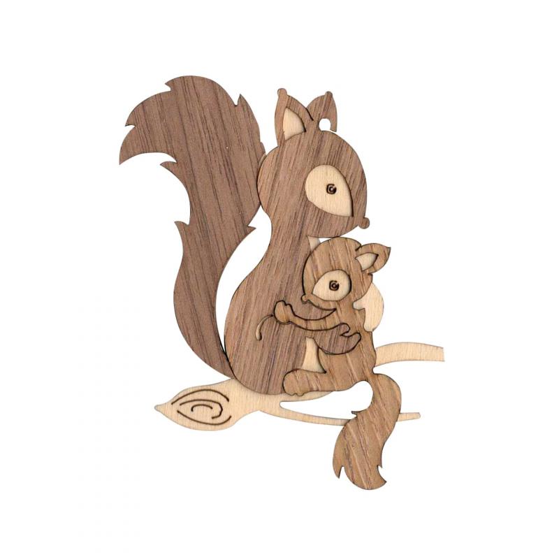 Eichhörnchen mit Kind