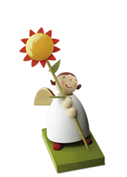 Schutzengel mit großer Blume