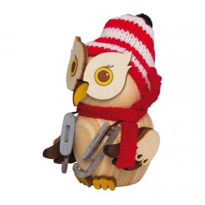 Minieule mit Schlittschuhen