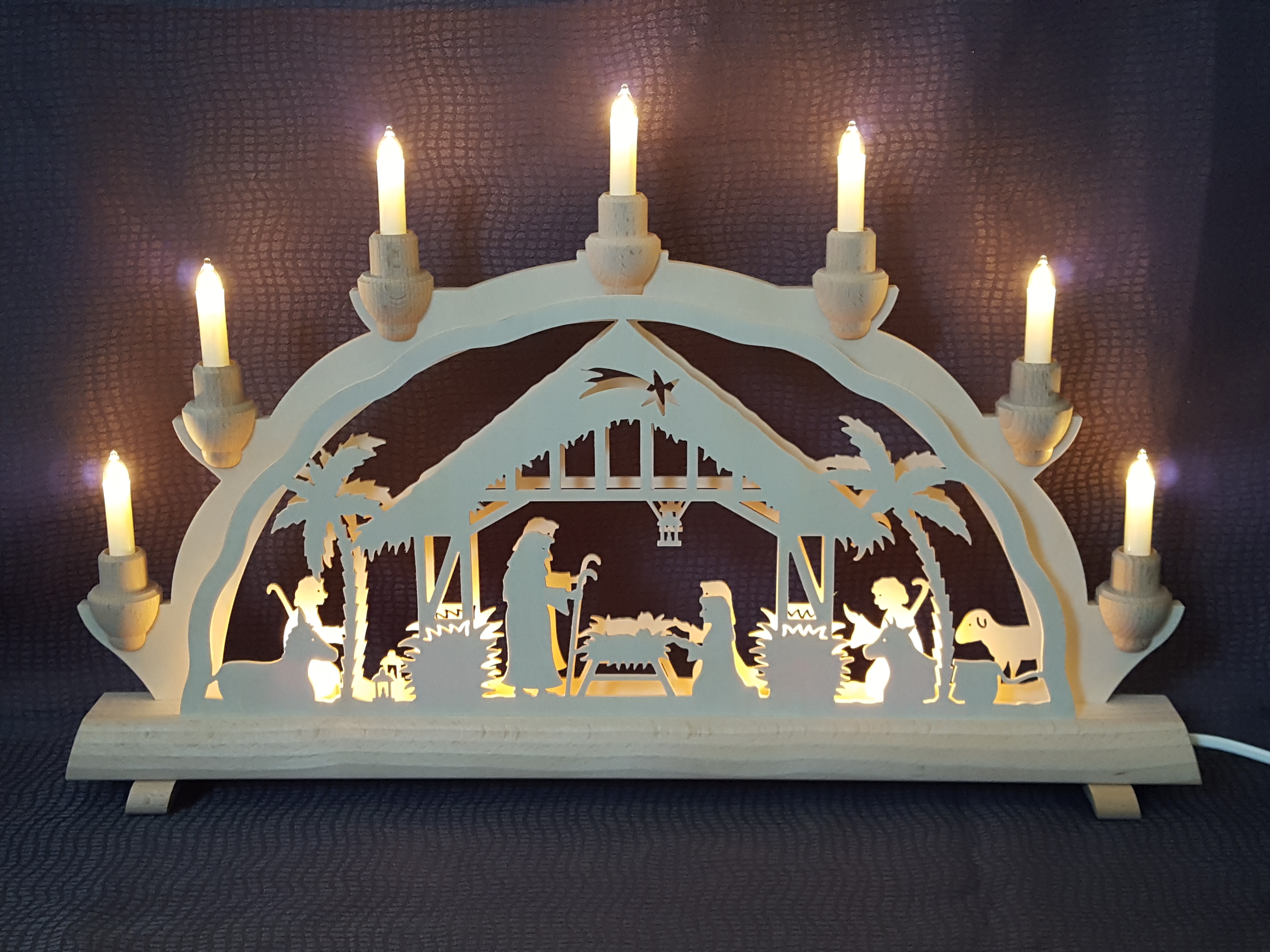 Christi Geburt, klein, doppelt LED