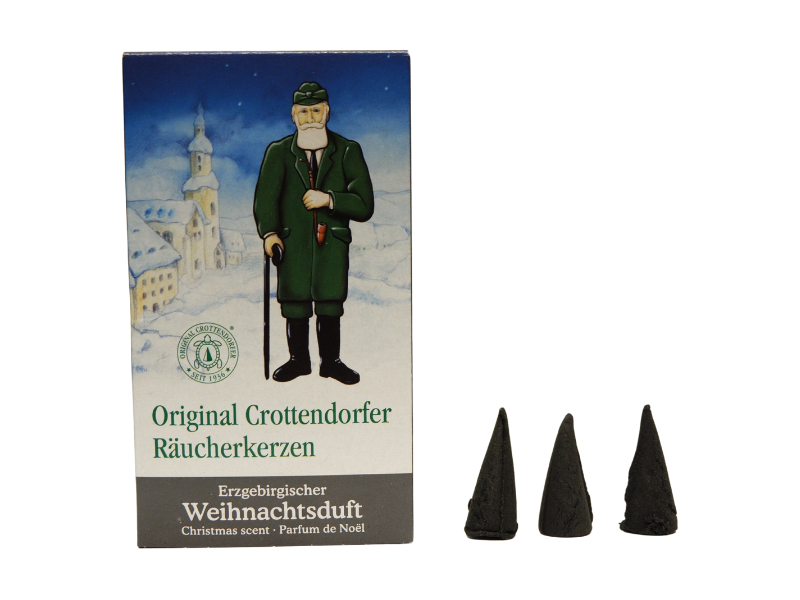 Erzgebirgischer Weihnachtsduft - Original Crottendorfer Räucherkerzen